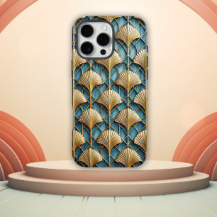 Stylised 3D Art Deco Fan Design iPhone 16 Pro Max Case