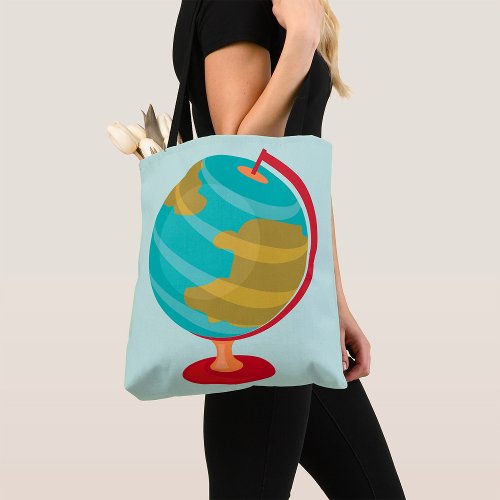 Stylised Globe Tote Bag