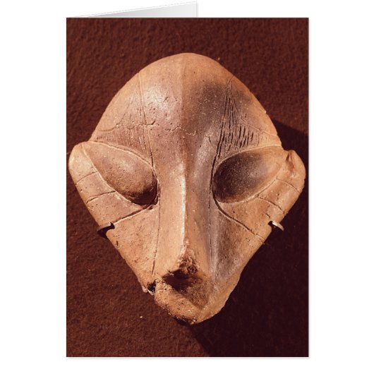 Stylised head, from Predionica Cards (Front)