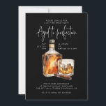 Stylish 40th Birthday Invite Male - Whiskey Theme<br><div class="desc">Set the tone with whiskey and cigars-themed 40th birthday invites for men. Personalize today for a sophisticated celebration!</div>