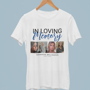Stylish 4 Photo Memorial T-Shirt