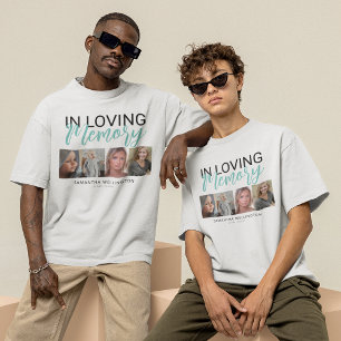 Stylish 4 Photo Memorial T-Shirt
