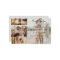 stylish 4 photos collage wedding invitation