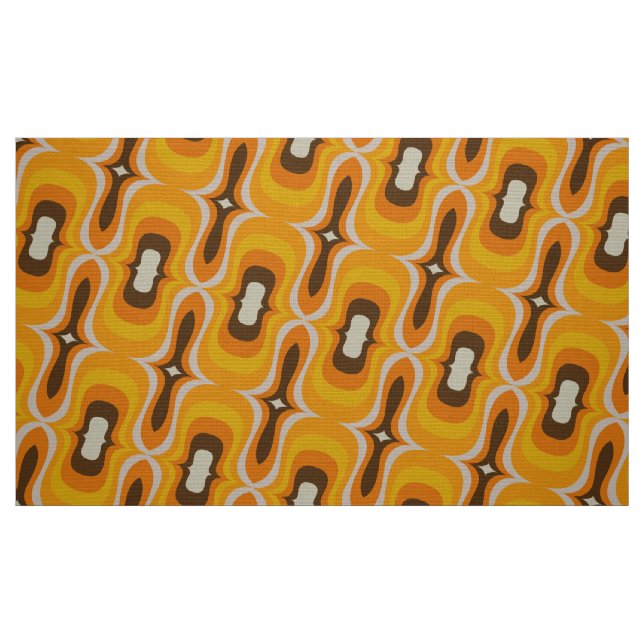 Stylish 50s 60s 70s retro mod pattern fabric (Fat Quarter)