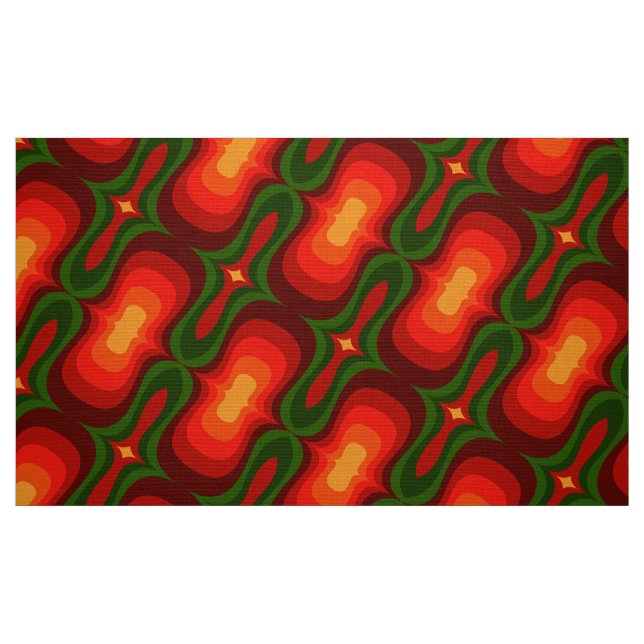 Stylish 50s 60s 70s retro mod pattern fabric (Fat Quarter)