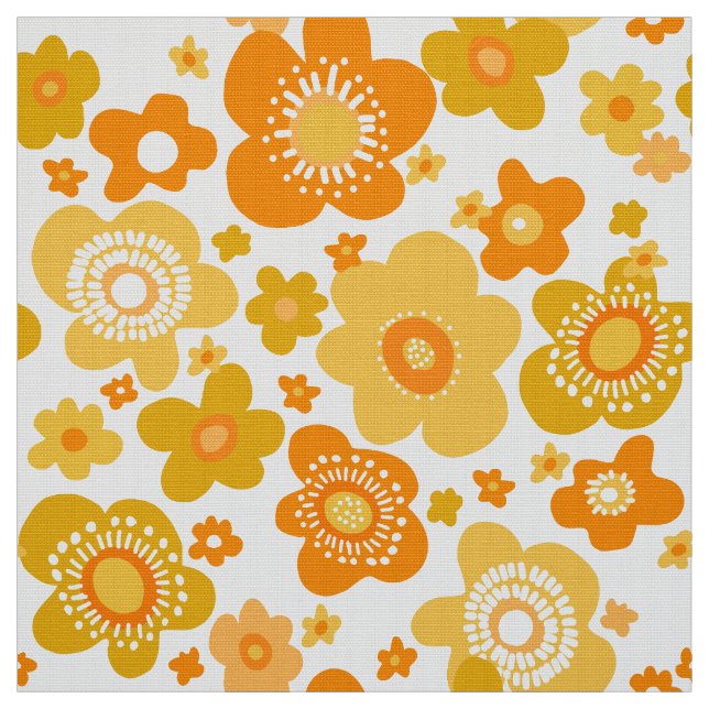 stylish  60s 70s retro mod fabric (Swatch)