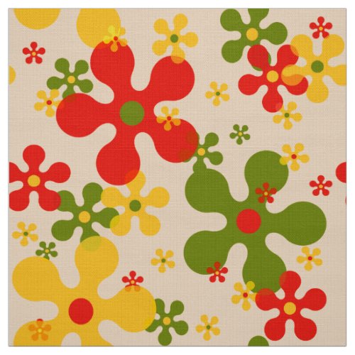 stylish  60s 70s retro mod fabric