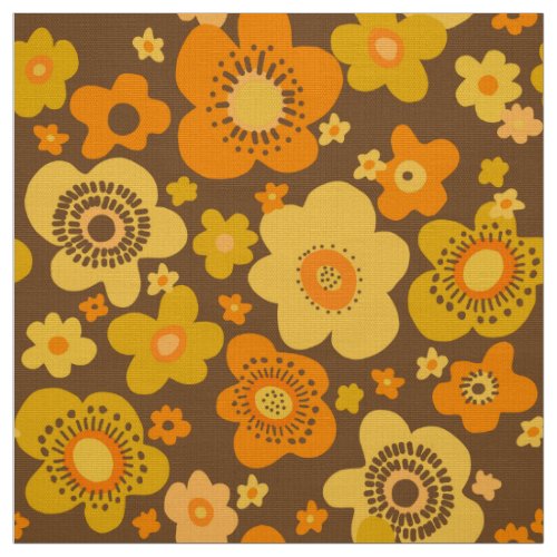 stylish  60s 70s retro mod fabric