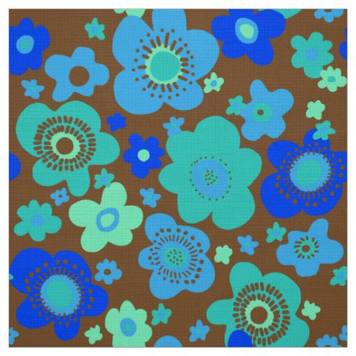 stylish  60s 70s retro mod fabric