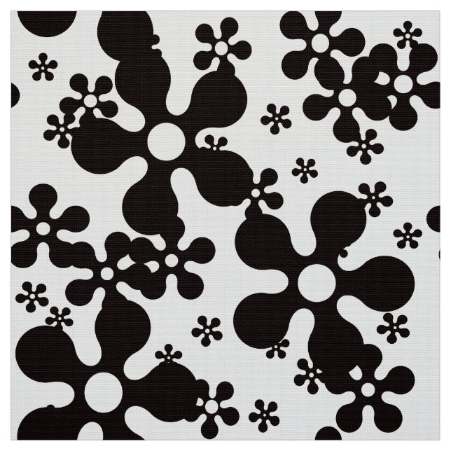 stylish  60s 70s retro mod fabric (Swatch)