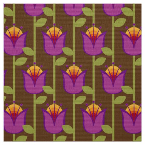 stylish  70s 60s retro mod fabric