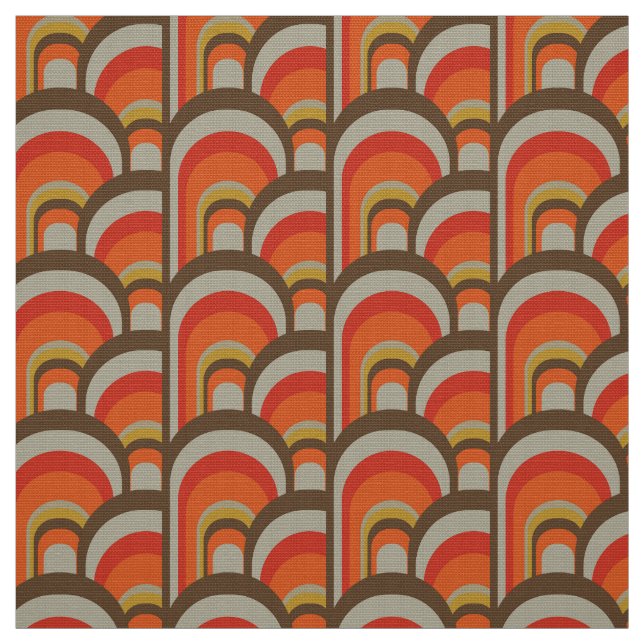 stylish  70s retro mod fabric (Swatch)