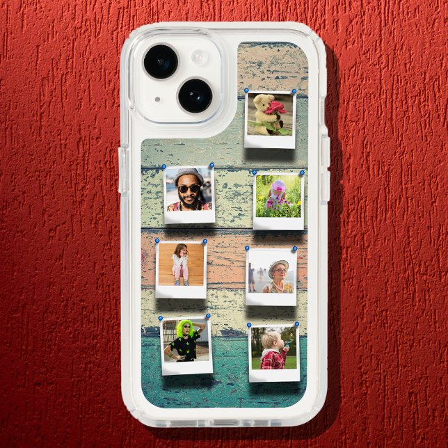 Stylish 7 Photo Collage Speck iPhone Case (Photo collage iPhone 14 Speck case.)