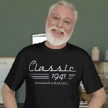 Stylish 83rd Birthday Auto Owner, Classic 1941 T-Shirt<br><div class="desc">Drive into the 83rd year with sophistication and flair with the "Stylish 83rd Birthday Auto Owner, Classic 1941 T-Shirt." Tailored for the individual marking this significant milestone, the shirt seamlessly merges vintage allure with contemporary style. Featuring a sleek design paying tribute to the iconic year 1941, it's a chic and...</div>