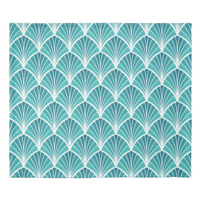 Stylish Abstract: Art Deco Seamless. Duvet Cover (Front)