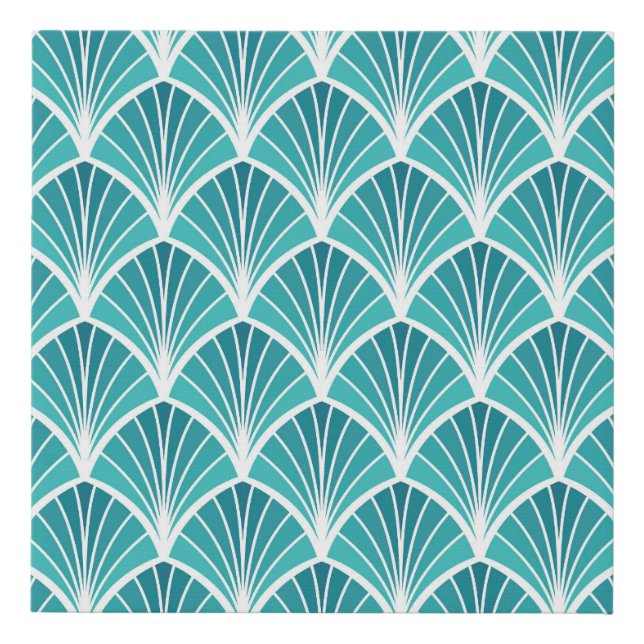 Stylish Abstract: Art Deco Seamless. Faux Canvas Print (Front)