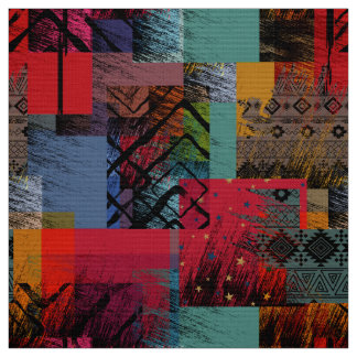 Stylish abstract fashionable colorful grunge fabric