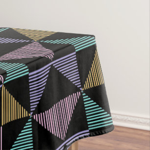 Stylish Abstract Geometric Print – Modern Trendy Tablecloth