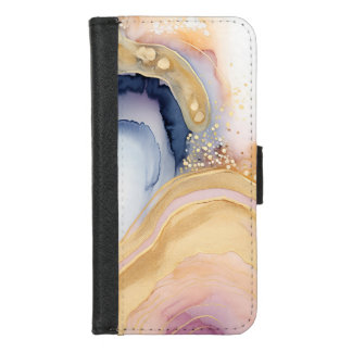 Stylish abstract iPhone case in pastel colors
