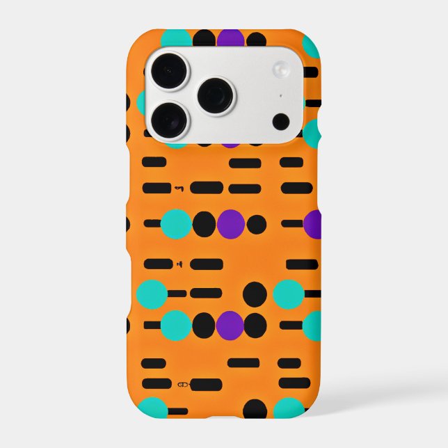 Stylish Abstract Pattern Design Iphone Case (Back)