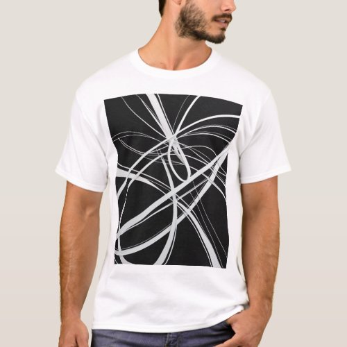 Stylish Abstract Print Shirt T_Shirt