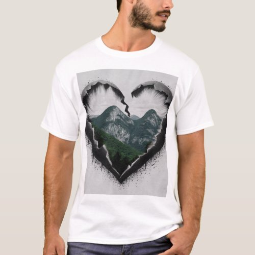 Stylish Abstract Print Shirt T_Shirt