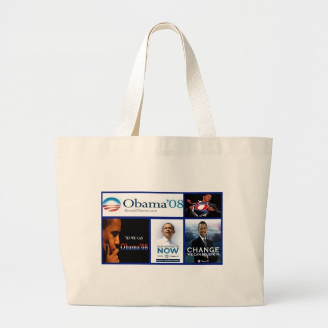 Stylish Accent Bag "Obama Collage" (Front)