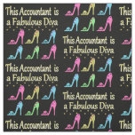 STYLISH ACCOUNTANT SHOE LOVER DESIGN FABRIC