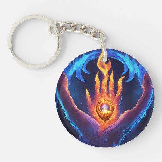 "Stylish Acrylic Keychain: Durable and Trendy" Keychain (Front)