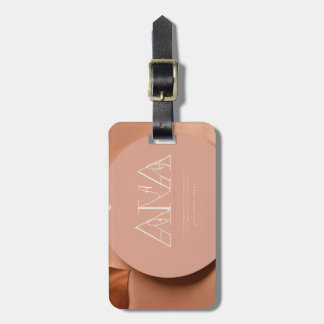 "Stylish Acrylic Luggage Tags: Travel with Eleganc Tag