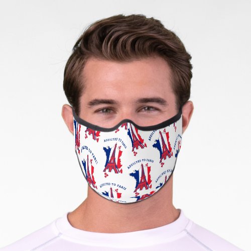 Stylish ADDICTED TO PARIS Premium Face Mask