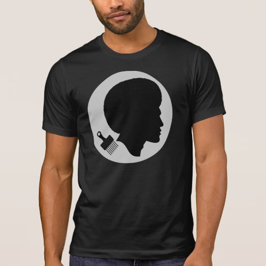 STYLISH AFRO MAN WITH AFRO PICK T-Shirt