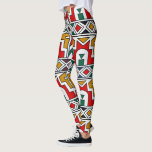 Stylish Afrocentric Casual Sports High Waist Leggings