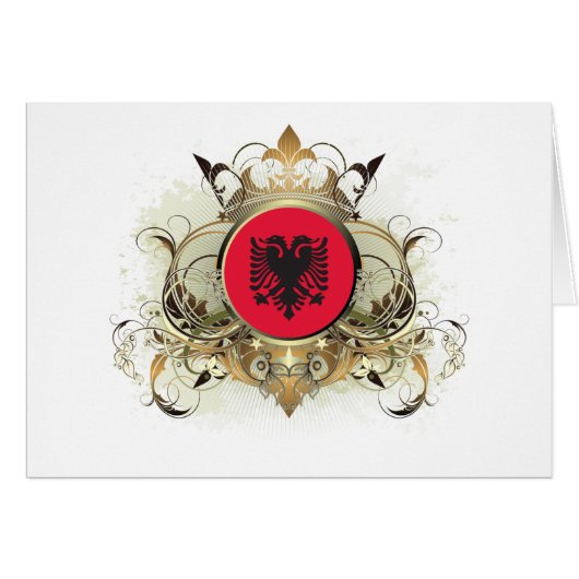 Stylish Albania Cards (Front Horizontal)