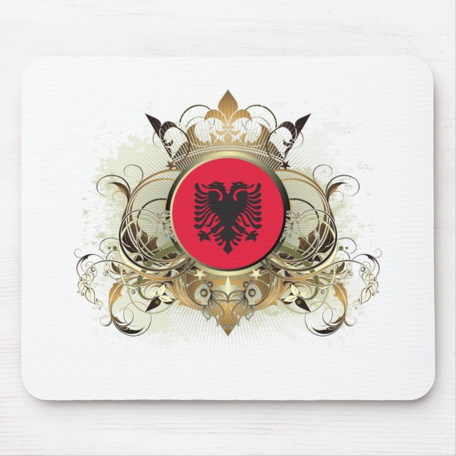 Stylish Albania Mouse Pad (Front)