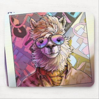 Stylish Alpaca Mouse Pad