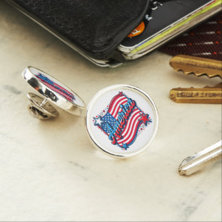 Stylish America Lapel Pin