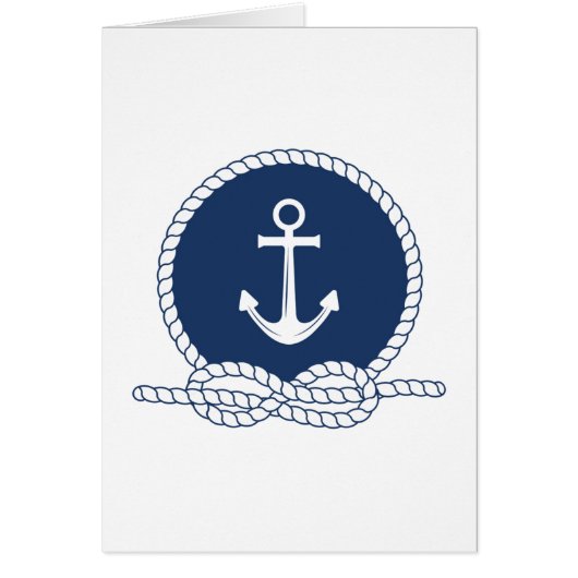 Stylish Anchor And Rope (Front)