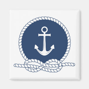 Stylish Anchor And Rope Magnet