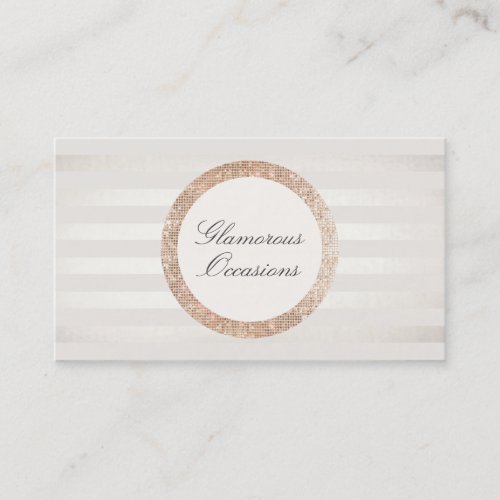 Stylish and Chic Event Planner and Party Oragnizer Business Card