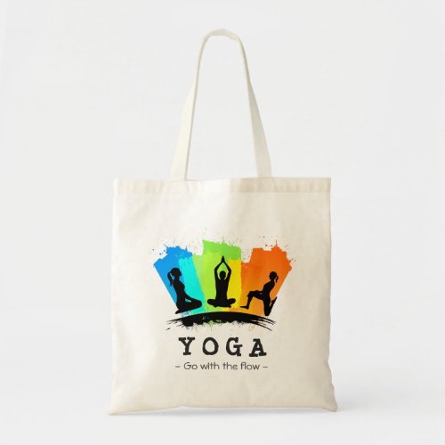 Stylish and Colorful Pilates YOGA Exercise Tote Bag