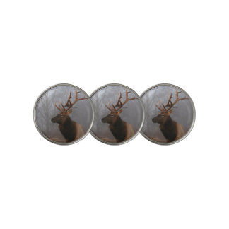Stylish and Elegant Christmas Elk Golf Ball Marker