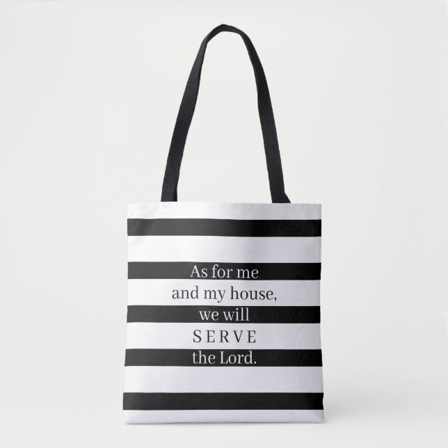 Stylish and Inspirational Tote Bag (Front)