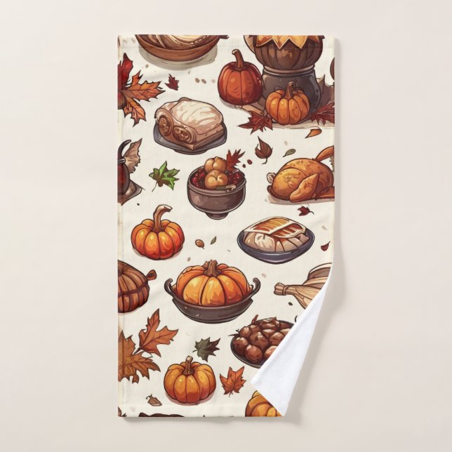 Stylish and stylish pattern image hand towel to ce (Hand Towel)