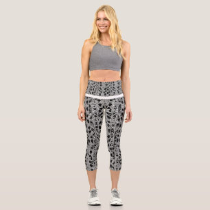 stylish and versatile High Waisted Printed Capris