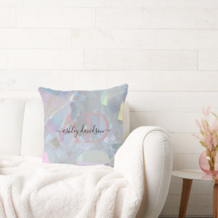 Stylish Angel Aura Quartz Monogram Crystal Pillow
