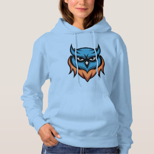 Stylish Angry Owl Women’s Hoodie