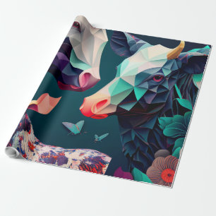 Stylish Animal Print Wrapping Paper