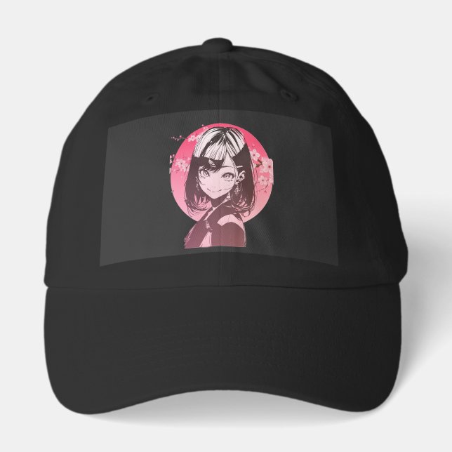 Stylish Anime Girl Hat (Front)