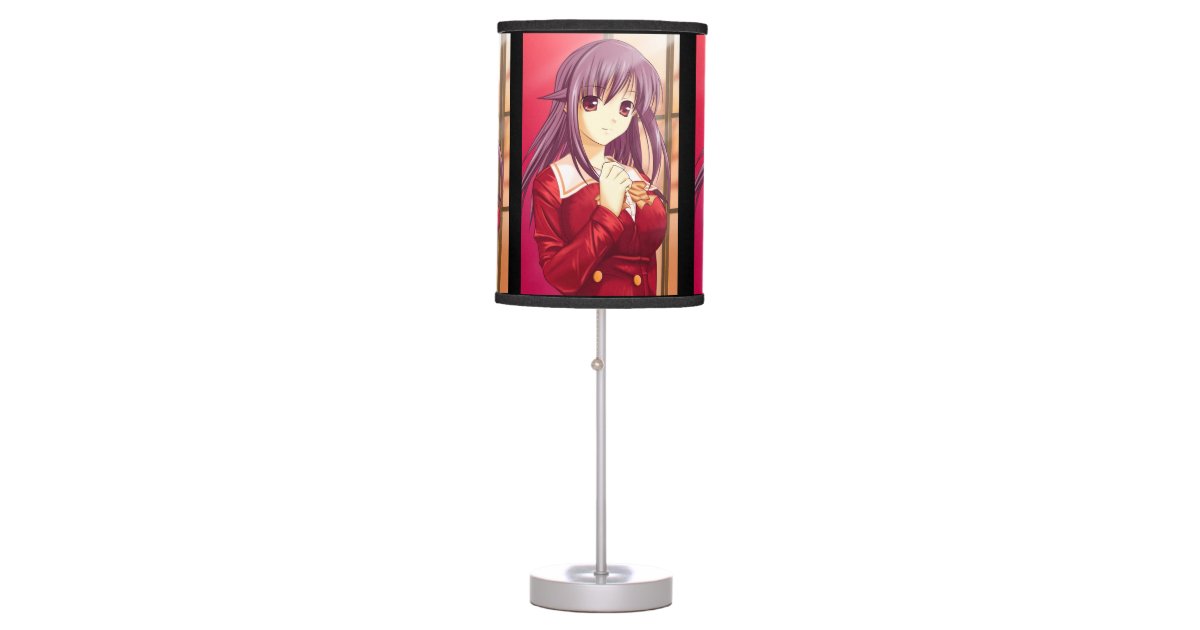 Stylish Anime Girl Table Lamp | Zazzle Stylish Anime Girl Table Lamp | Zazzle